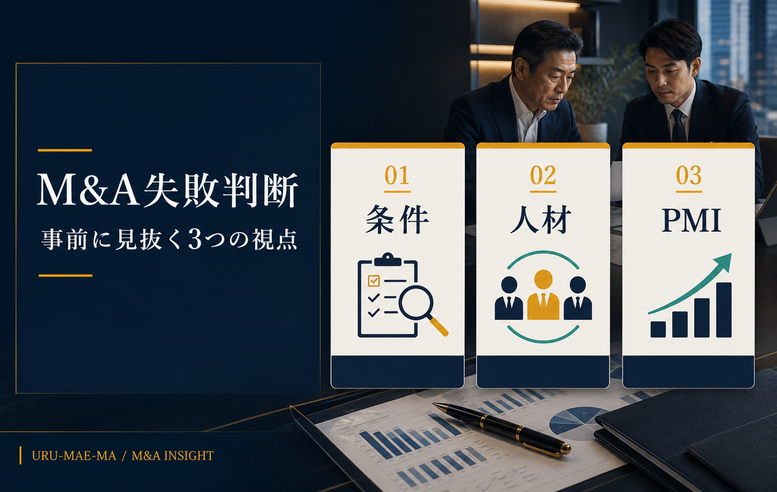 M&A失敗判断とは?事後ではなく事前に見抜く視点